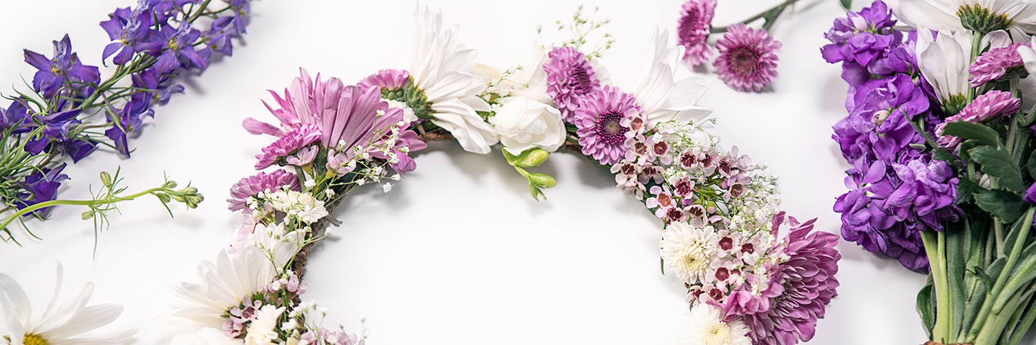 DIY Flower Girl Flower Crown 