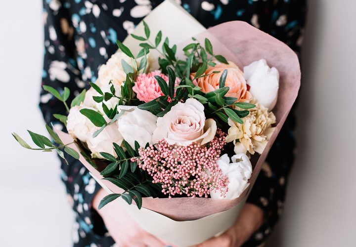 How To Gift Wrap a Bouquet of Your Own Fresh Flowers