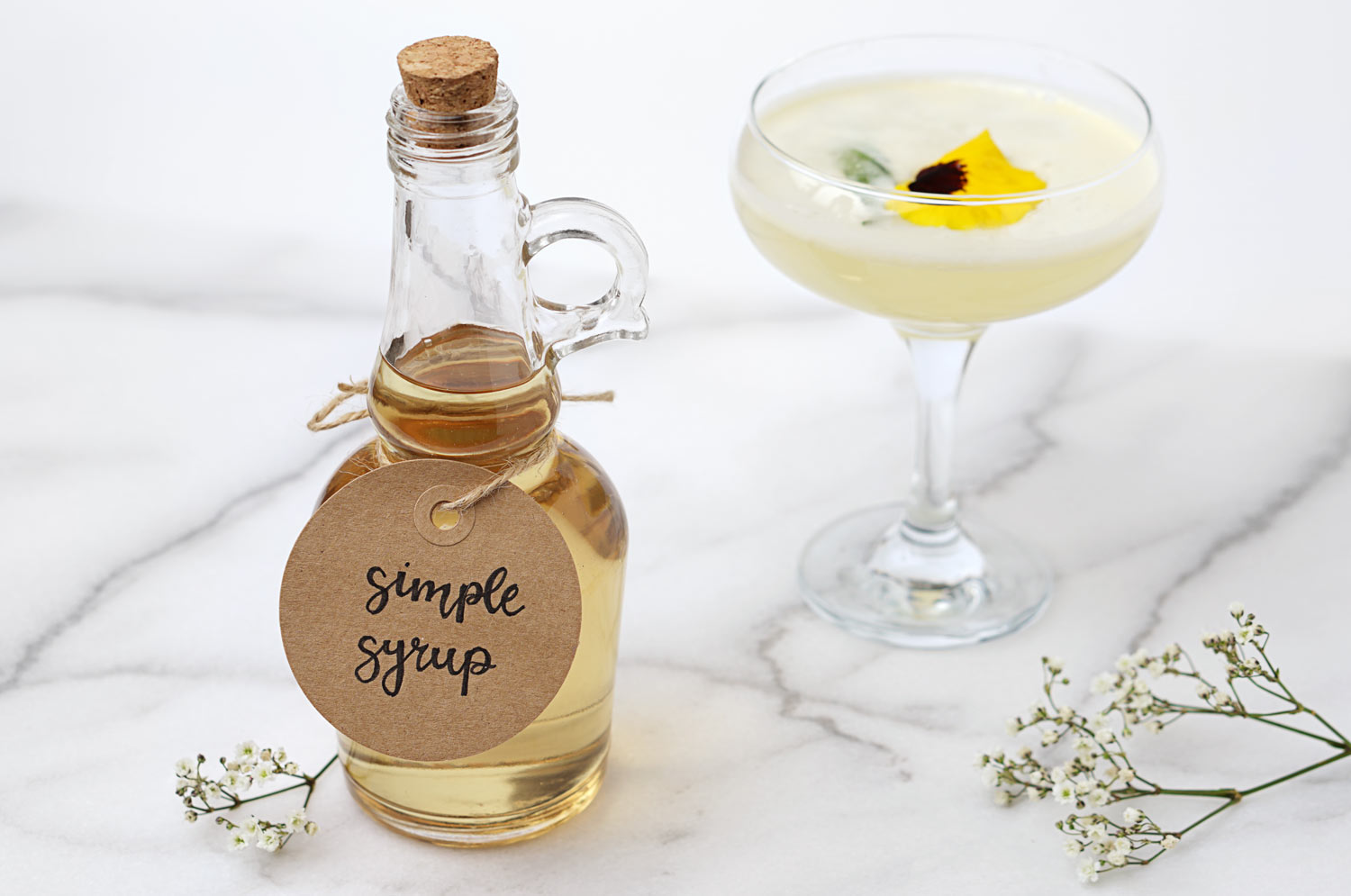 simple syrup bottle