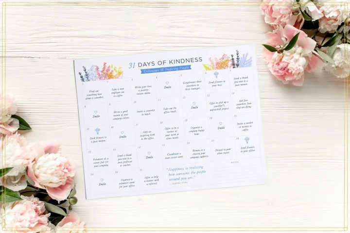 5 “New Year New Me” Kindness Challenges + Printable Calendars