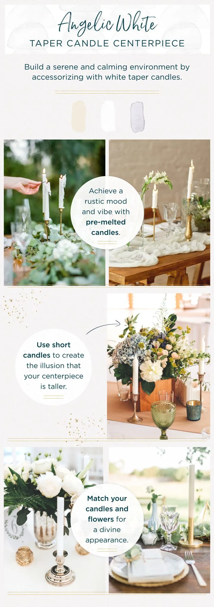 Stunning Taper Candle Inspiration to Elevate Your Centerpiece