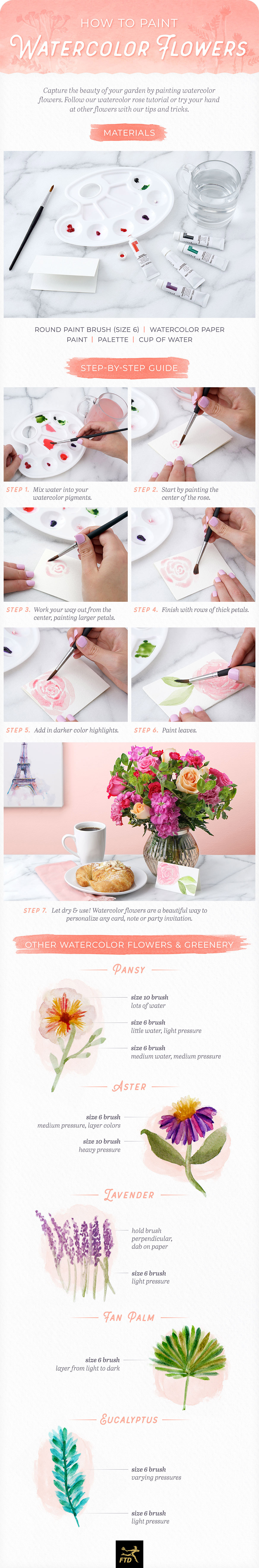 How to Make Painted Flowers