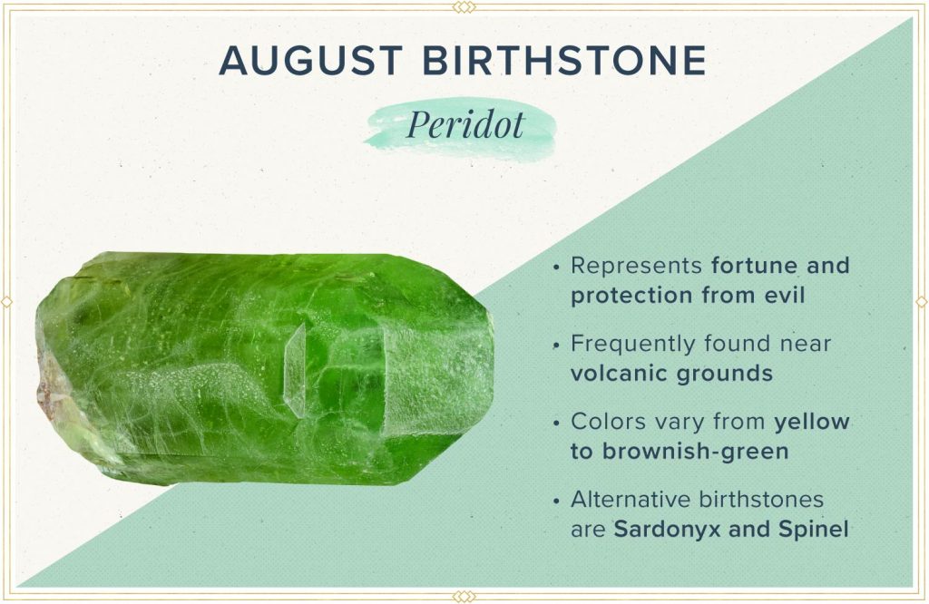 august birthstone peridot meaning and symbolism
