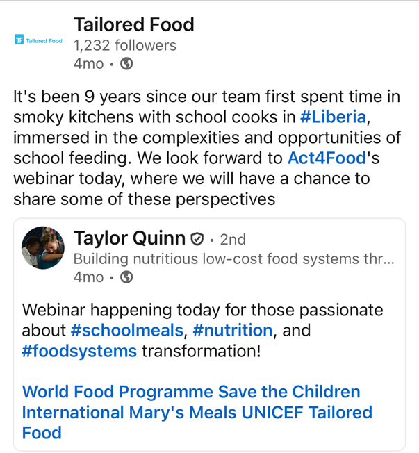 Advocating for Youth-Led Change at the AVA Webinar: ACT4FOOD