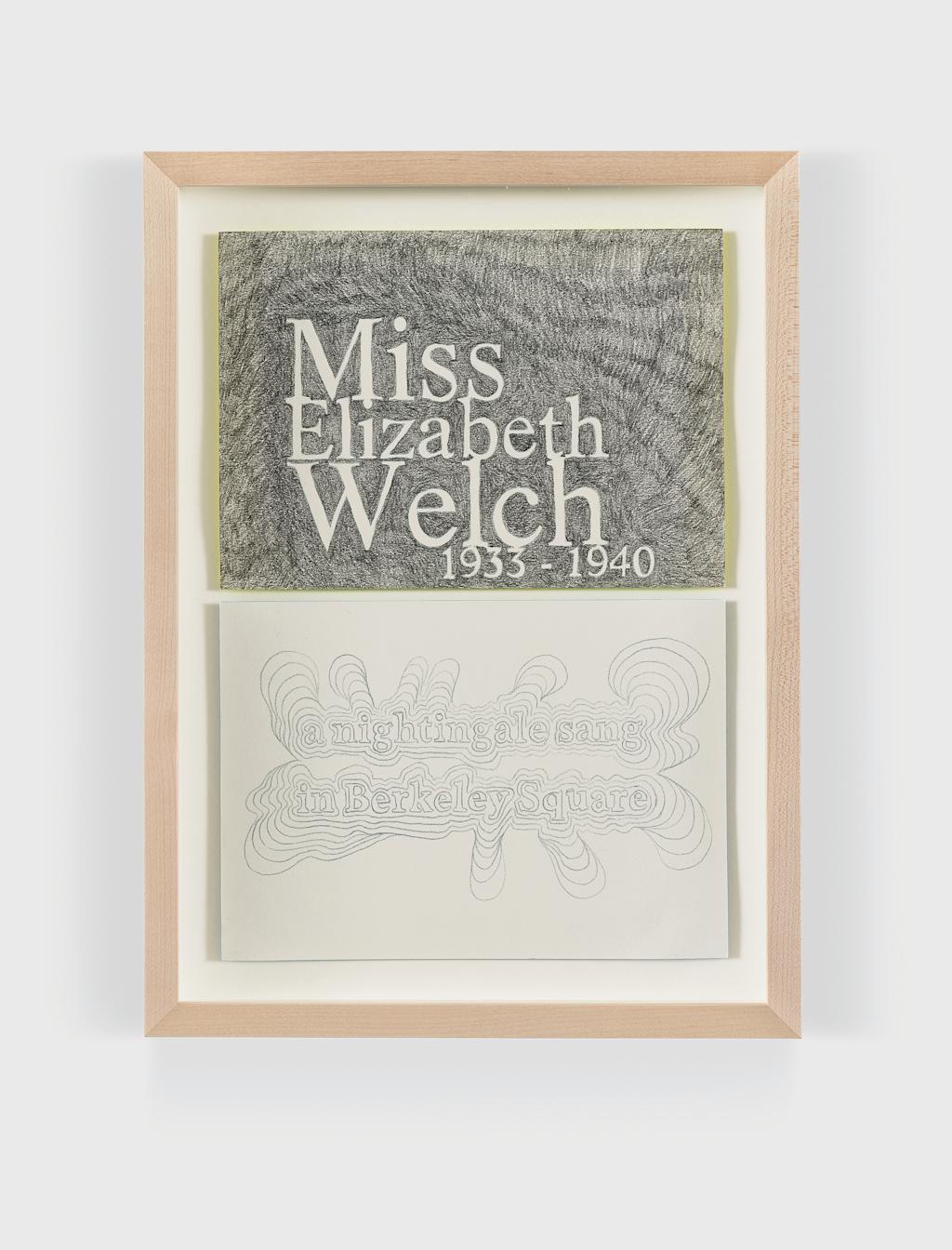 Miss R Welsh Sonia Boyce
