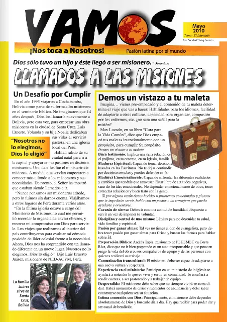 El Llamado: 2010 mayo