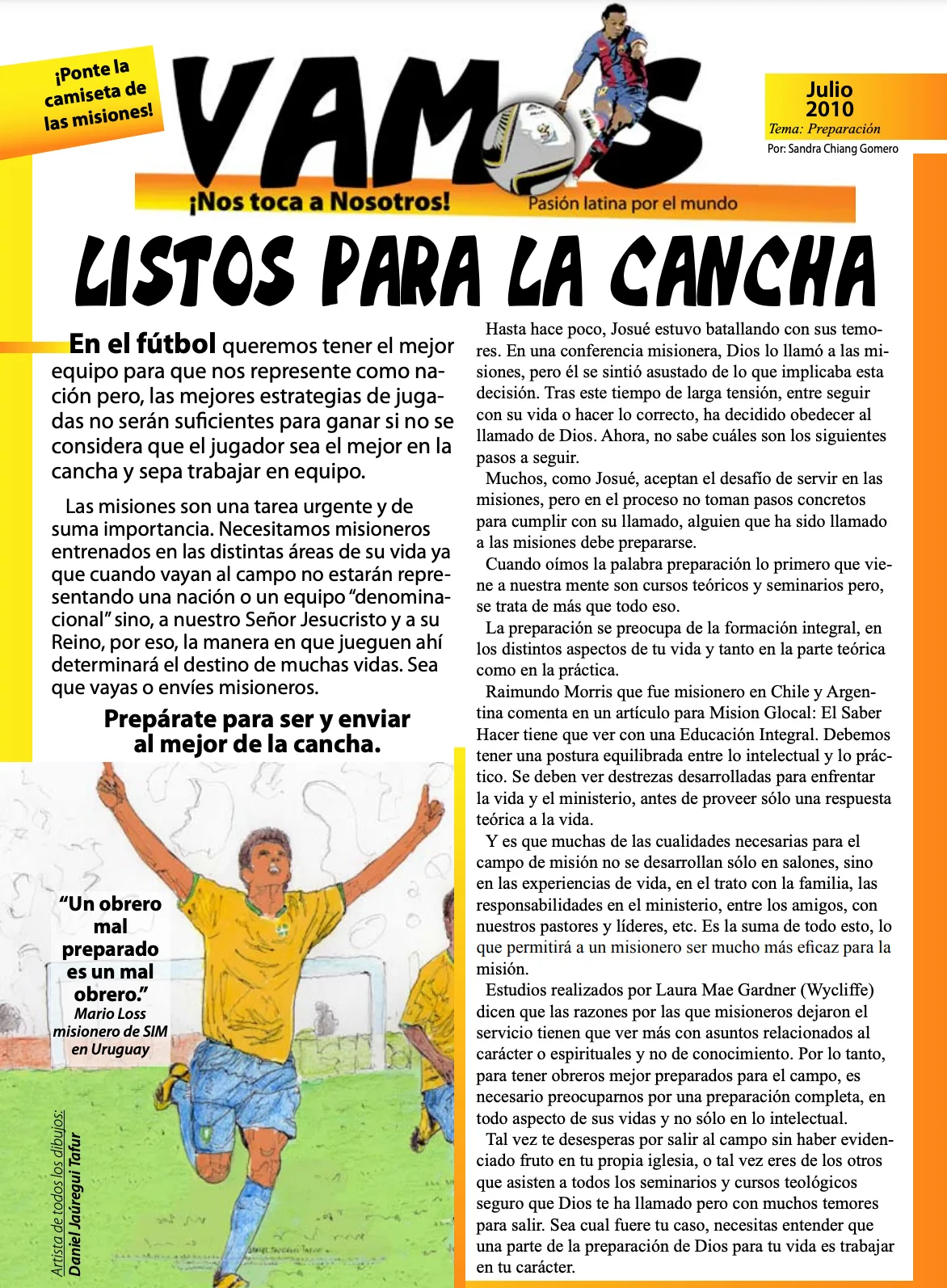 Portada: Preparacion misionera