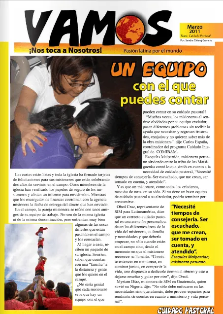 Cuidado Pastoral: 2011 marzo