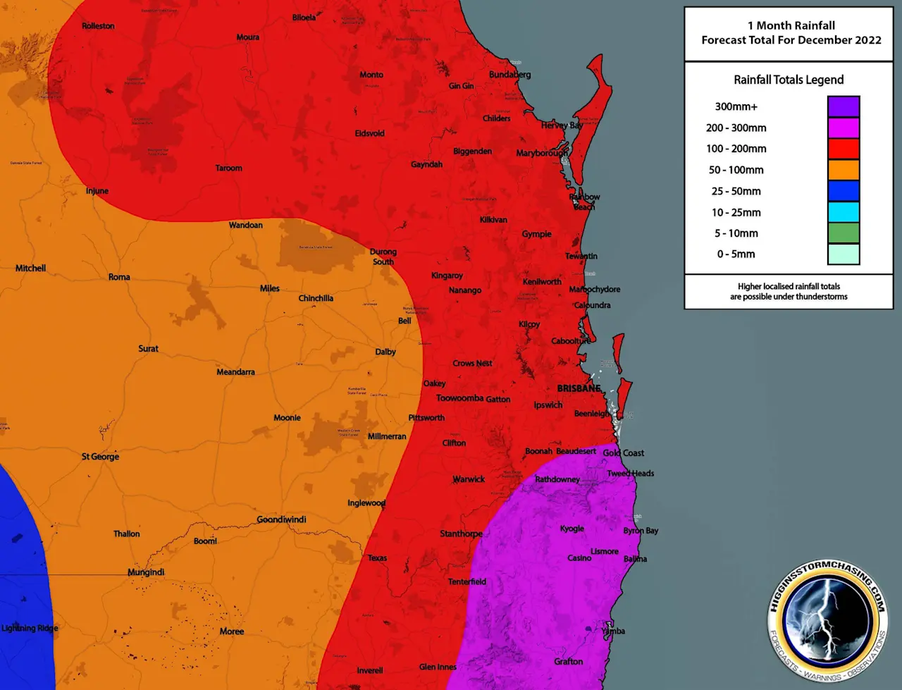 SEQ December 2022 Rainfall