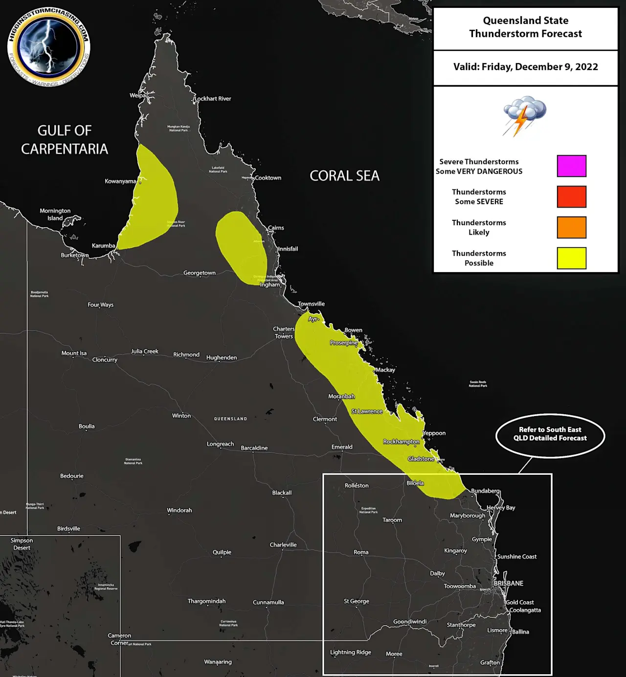 QLD December 9th Storms
