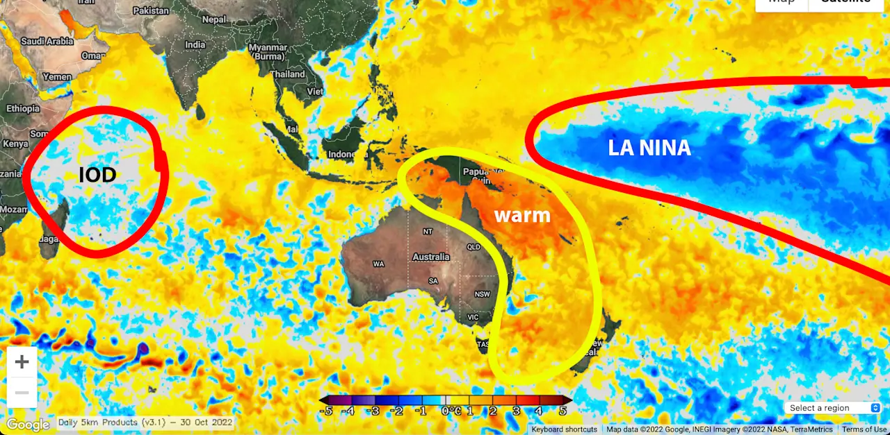 La Nina IOD November 22nd