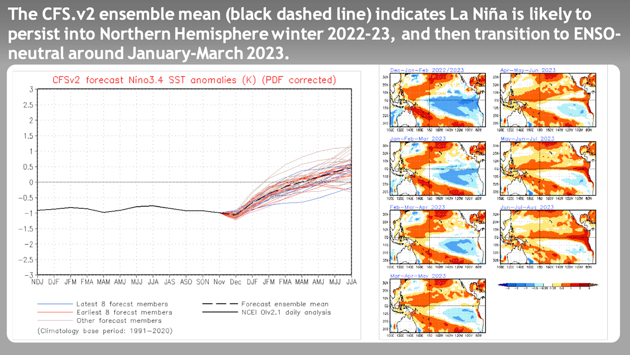 ENSO Forecast 17th November 2022