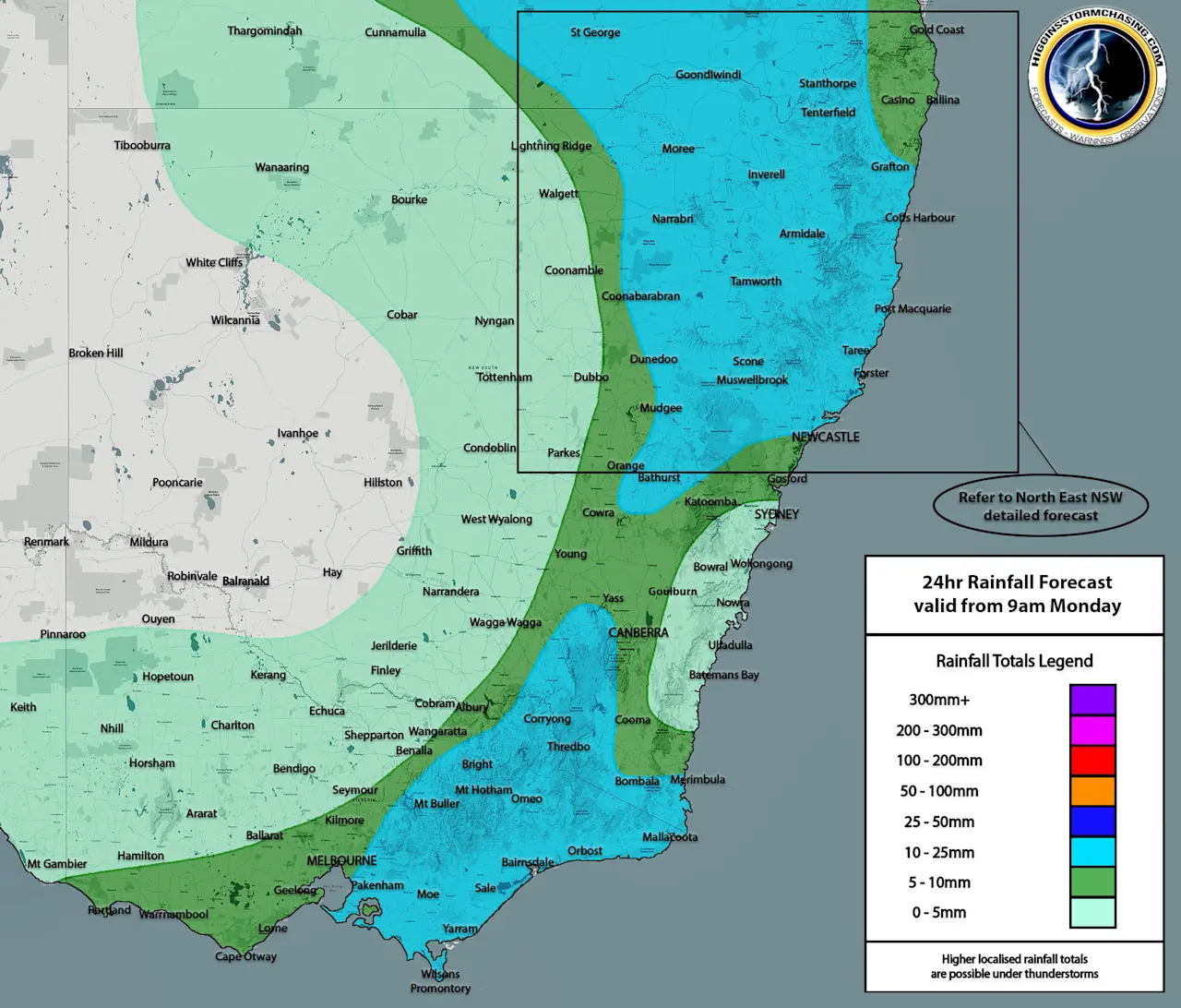 NSW December 12 Rain