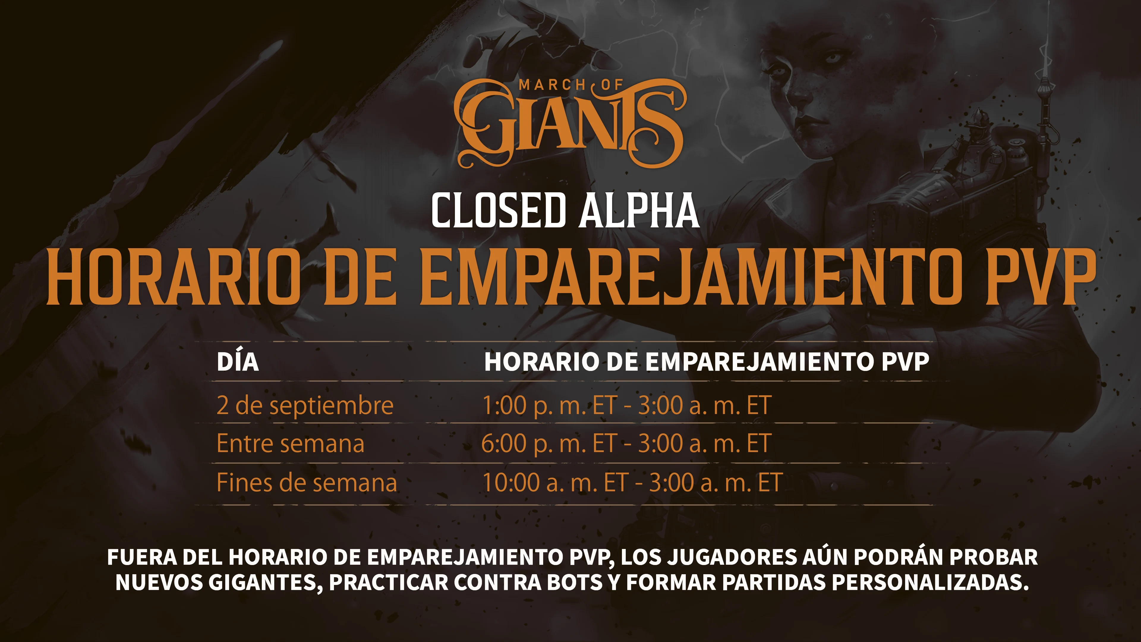 Horas de emparejamiento: