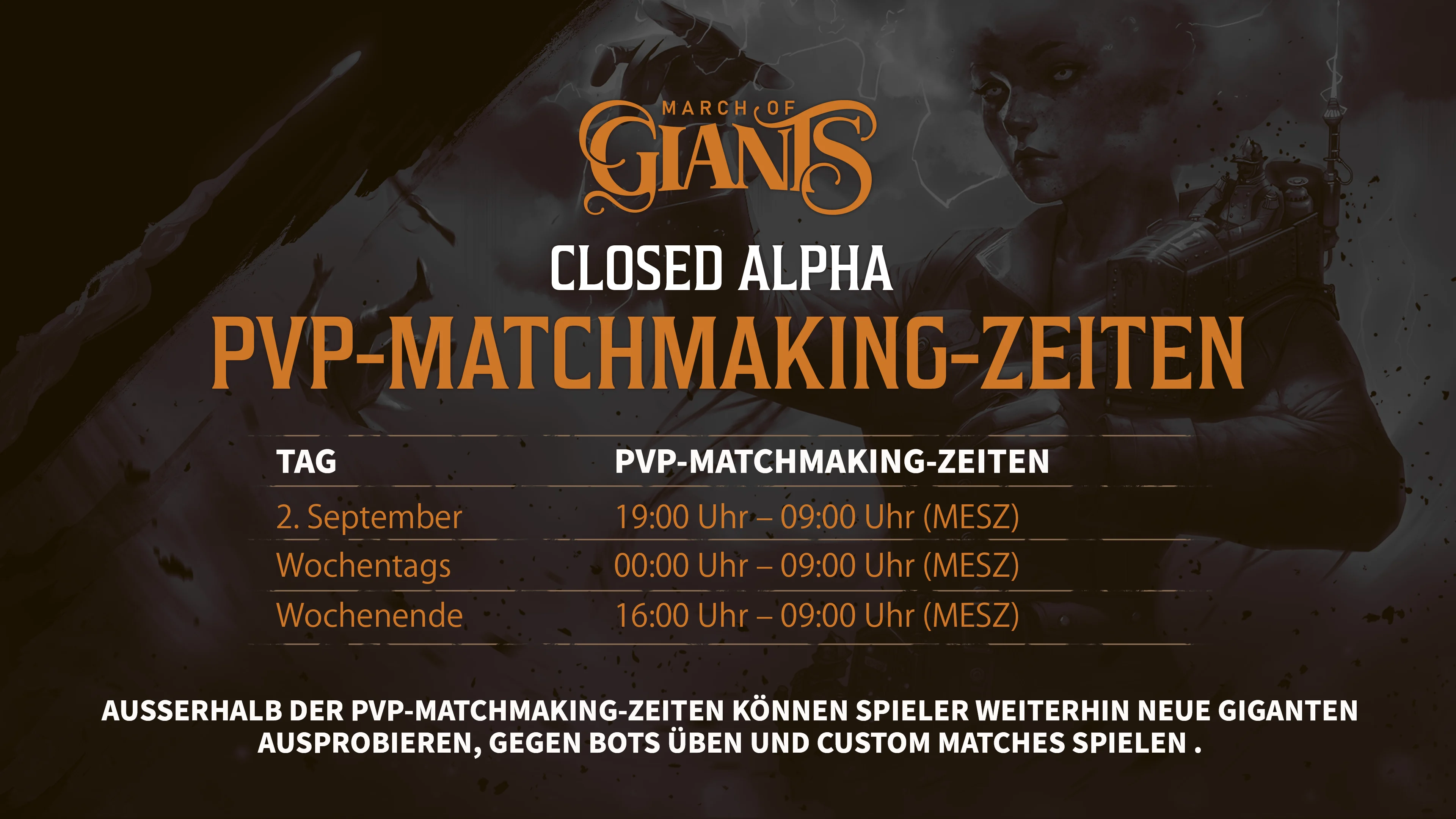 PvP-Matchmaking-Zeiten: