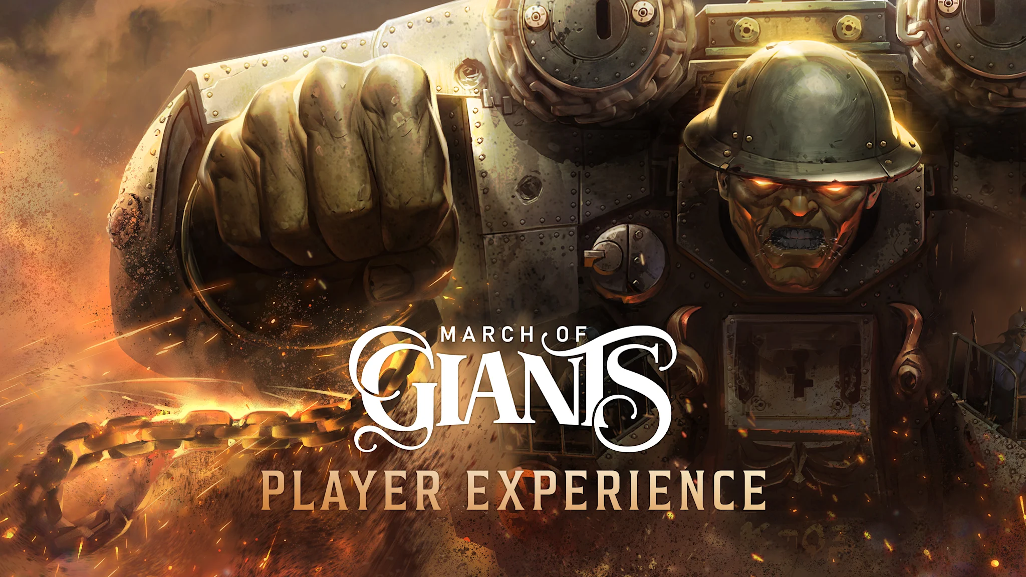 Giant with Player Expereince text