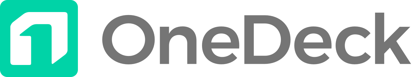 OneDeck Logo for light backgrounds