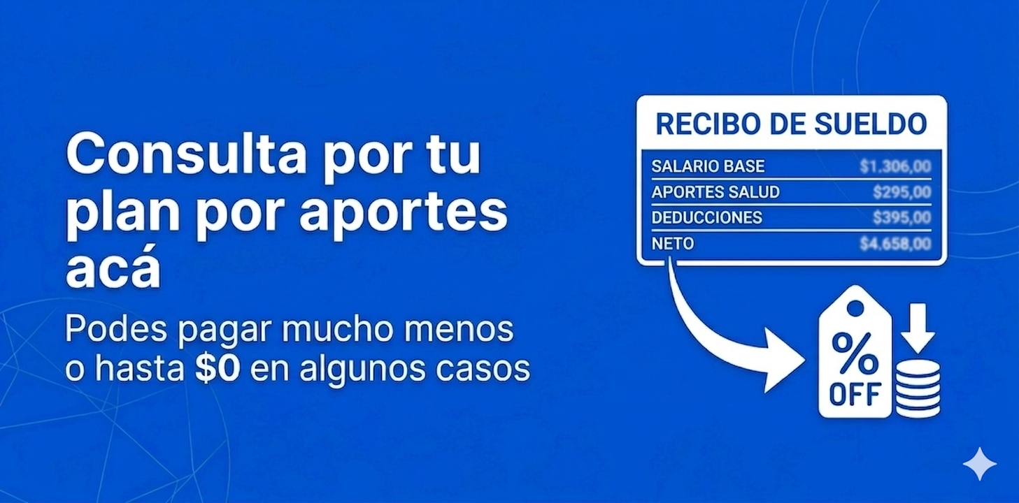 Banner publicitario del plan por aportes