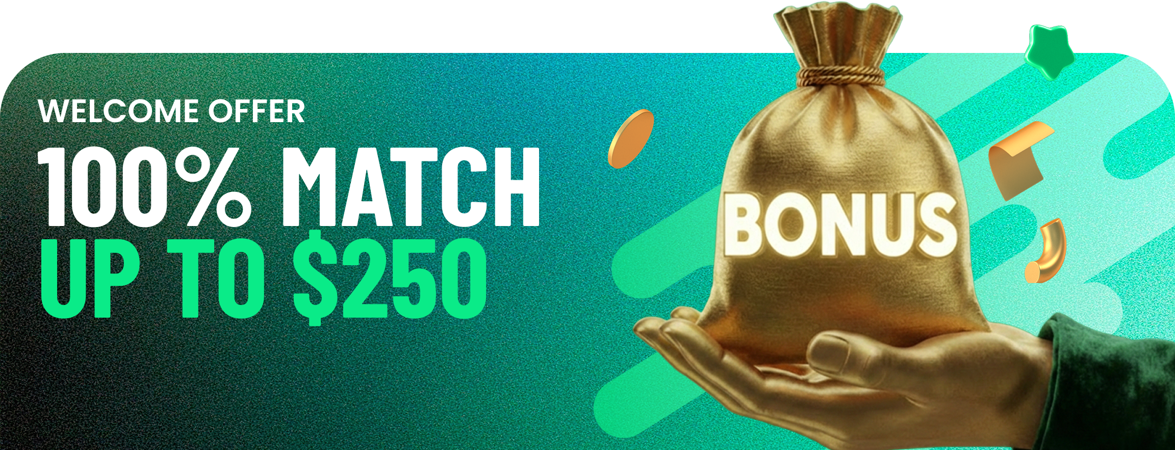 First Credit Purchase 100% Match