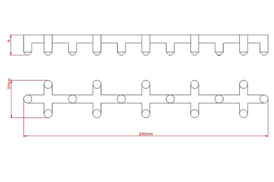 Imagem 3 do produto AF - Apoio de Ferro (Centopeia)