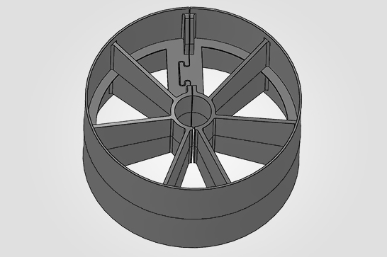 Imagem 4 do produto Espaçador Rolete Bipartido