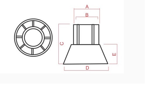 Imagem 3 do produto Espaçador para Concreto CONE de Encosto 3/4