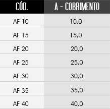 Imagem com medidas do produto AF - Apoio de Ferro (Centopeia)
