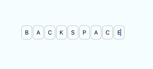 backspace