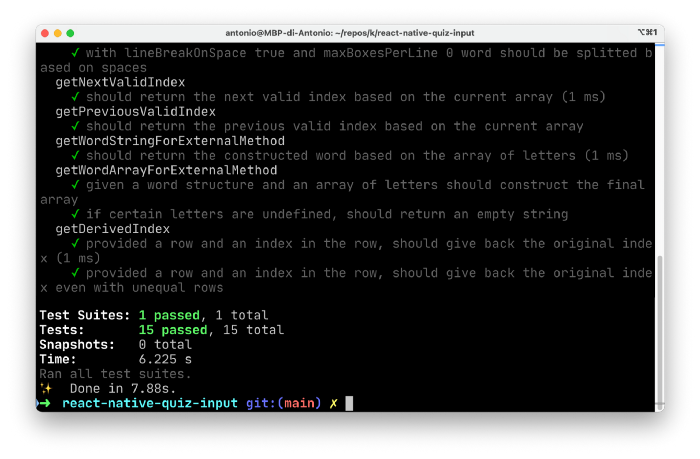 unit tests