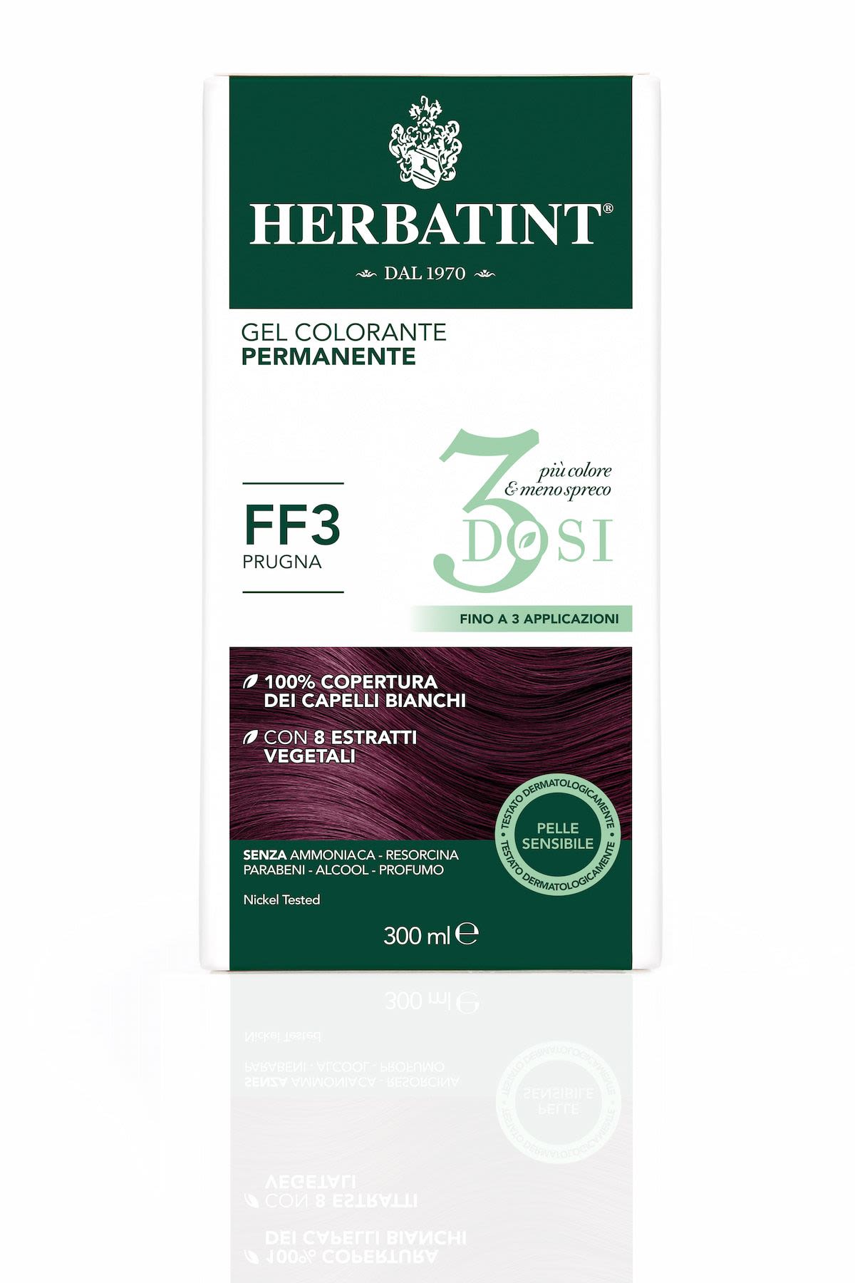 image - 975906912 - Herbatint Gel colorante permanente 3 dosi FF3 prugna 300ml - 4732932_3.jpg