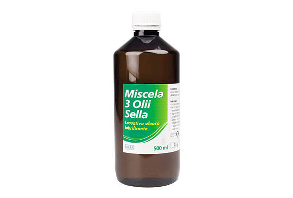 Miscela 3 Olii Lassativo Oleoso Lubrificante 500ml