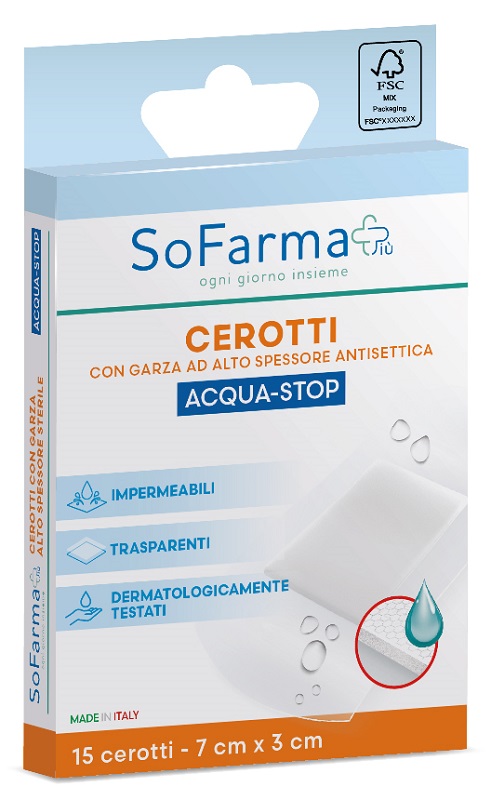 Sofarma Cerotti Acqua-stop 7x3cm 15 Pezzi