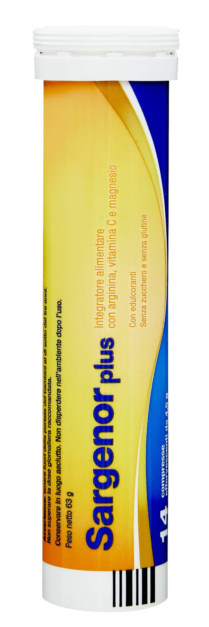 image - 900343942 - Sargenor Plus Integratore  di Arginina Vitamina C e Magnesio 14 compresse effervescenti - 7891707_4.jpg