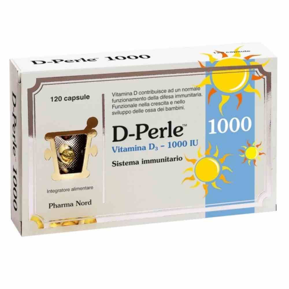 D-perle 1000 Integratore Vitamina D 120 Perle