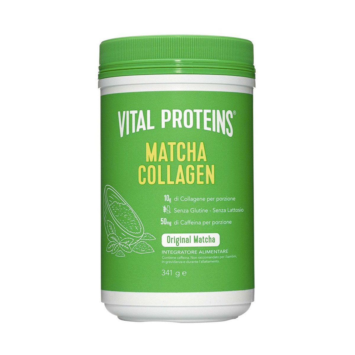 Vital Proteins Collagene Peptide Matcha Integratore Pelle Gusto Matcha