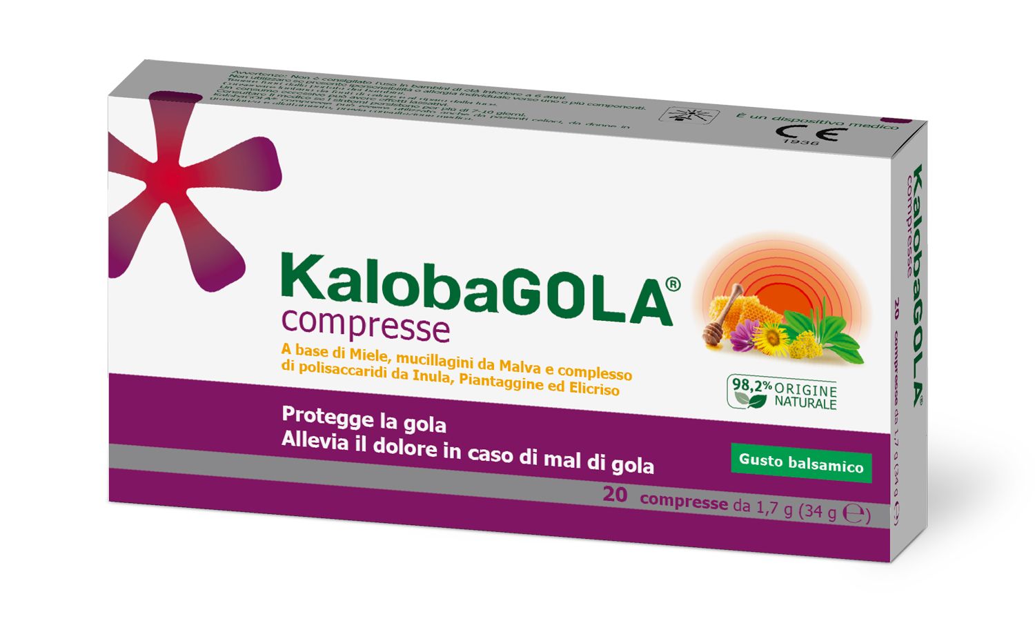 Kalobagola Trattamento Balsamico Mal Di Gola 20 Compresse