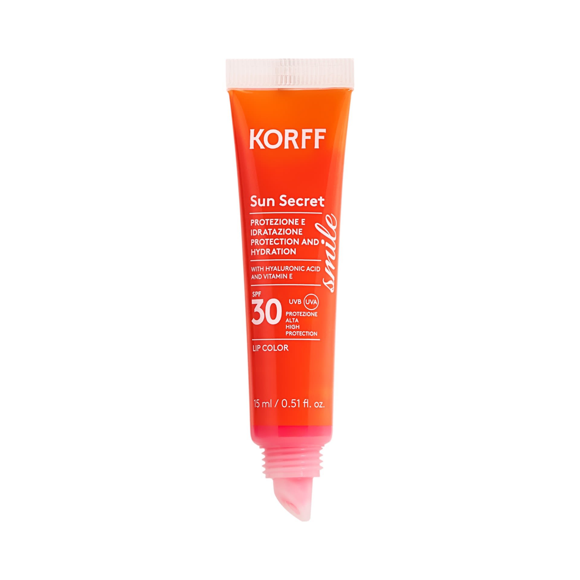989854068 - KORFF SUN SECRET LIP COLOR SPF30 RASPBERRY PINK 15 ML - 4800140_2.jpg