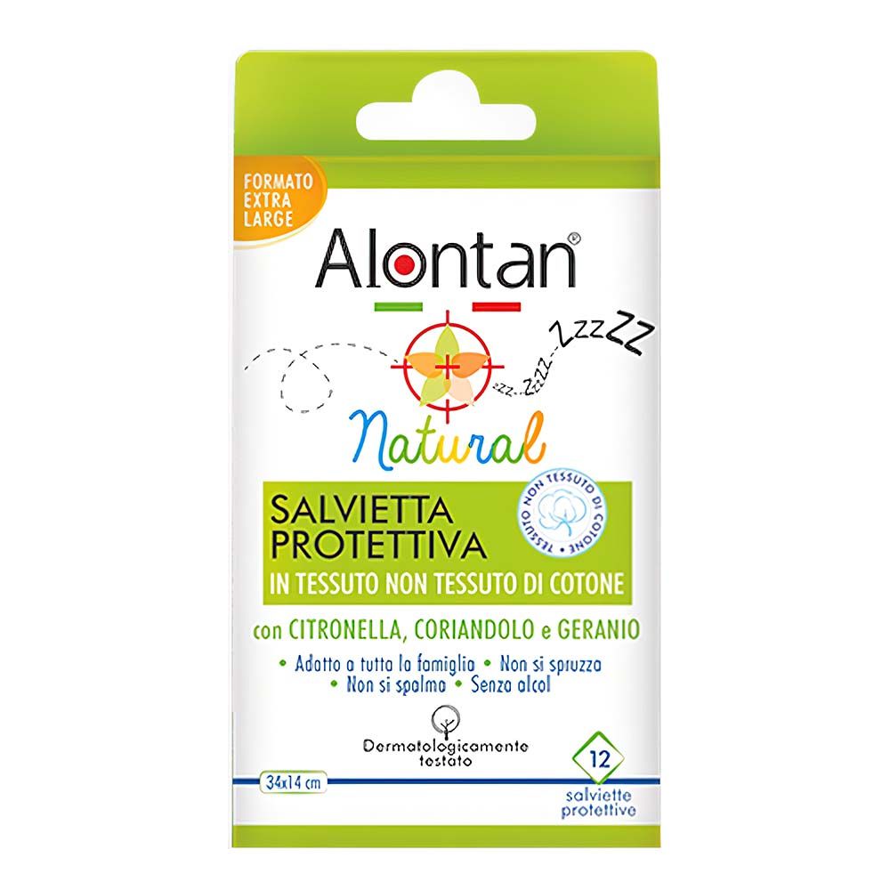 Alontan Natural Salviette Protettive 12 Pezzi