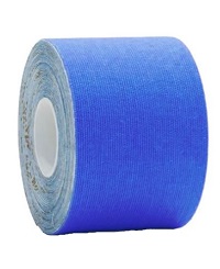 image - 935610586 - Cerotto adesivo blu monoelastico, traspirante e resistente, per bendaggi decompressivi e compressivi neuromuscolari, con estensibilit&agrave; del 130% e disegno a griglia per taglio preciso. - 7878611_1.jpg