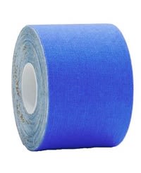 image - 935610586 - Cerotto adesivo blu monoelastico, traspirante e resistente, per bendaggi decompressivi e compressivi neuromuscolari, con estensibilità del 130% e disegno a griglia per taglio preciso. - 7878611_1.jpg