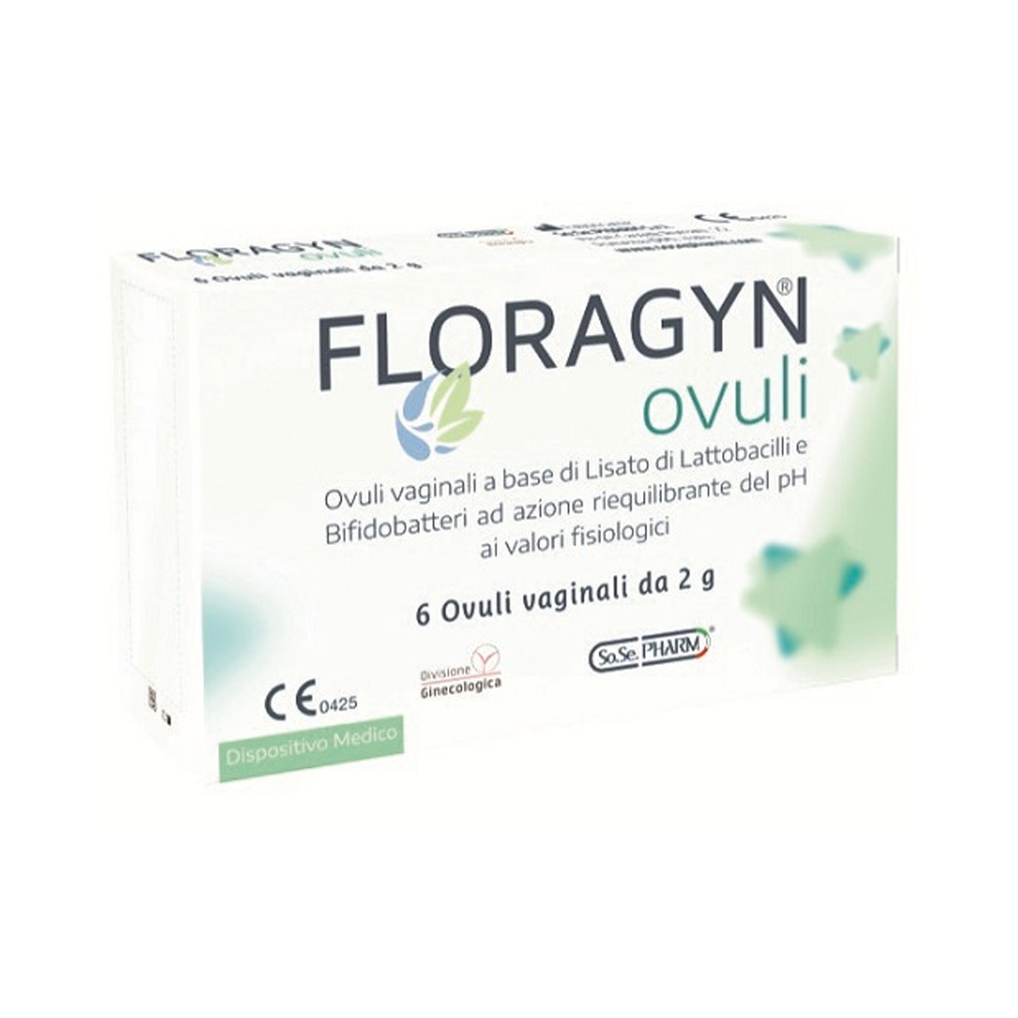 image - 906700923 - OVULI VAGINALI A BASE DI LATTOBACILLI LISATI FLORAGYN OVULI 2 G 6 PEZZI - 7874363_1.jpg