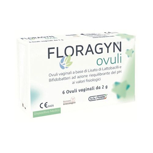 image - 906700923 - OVULI VAGINALI A BASE DI LATTOBACILLI LISATI FLORAGYN OVULI 2 G 6 PEZZI - 7874363_1.jpg