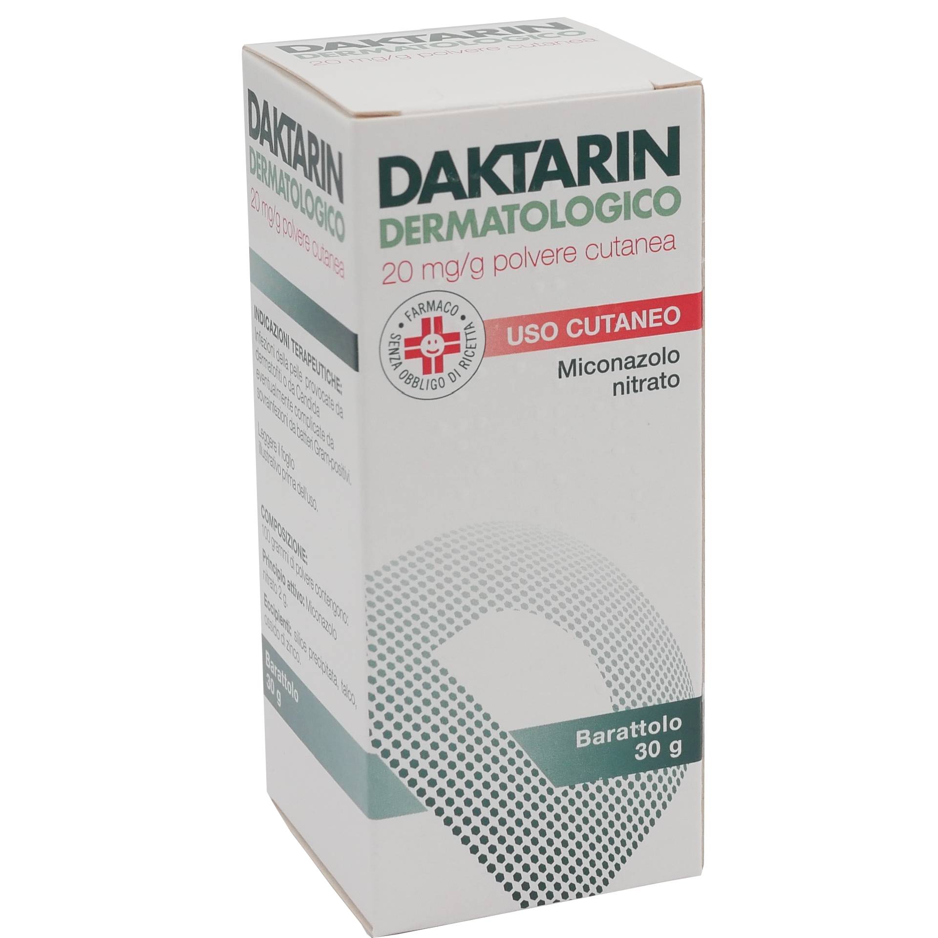 Daktarin 20mg/g Polvere della pelle 30g