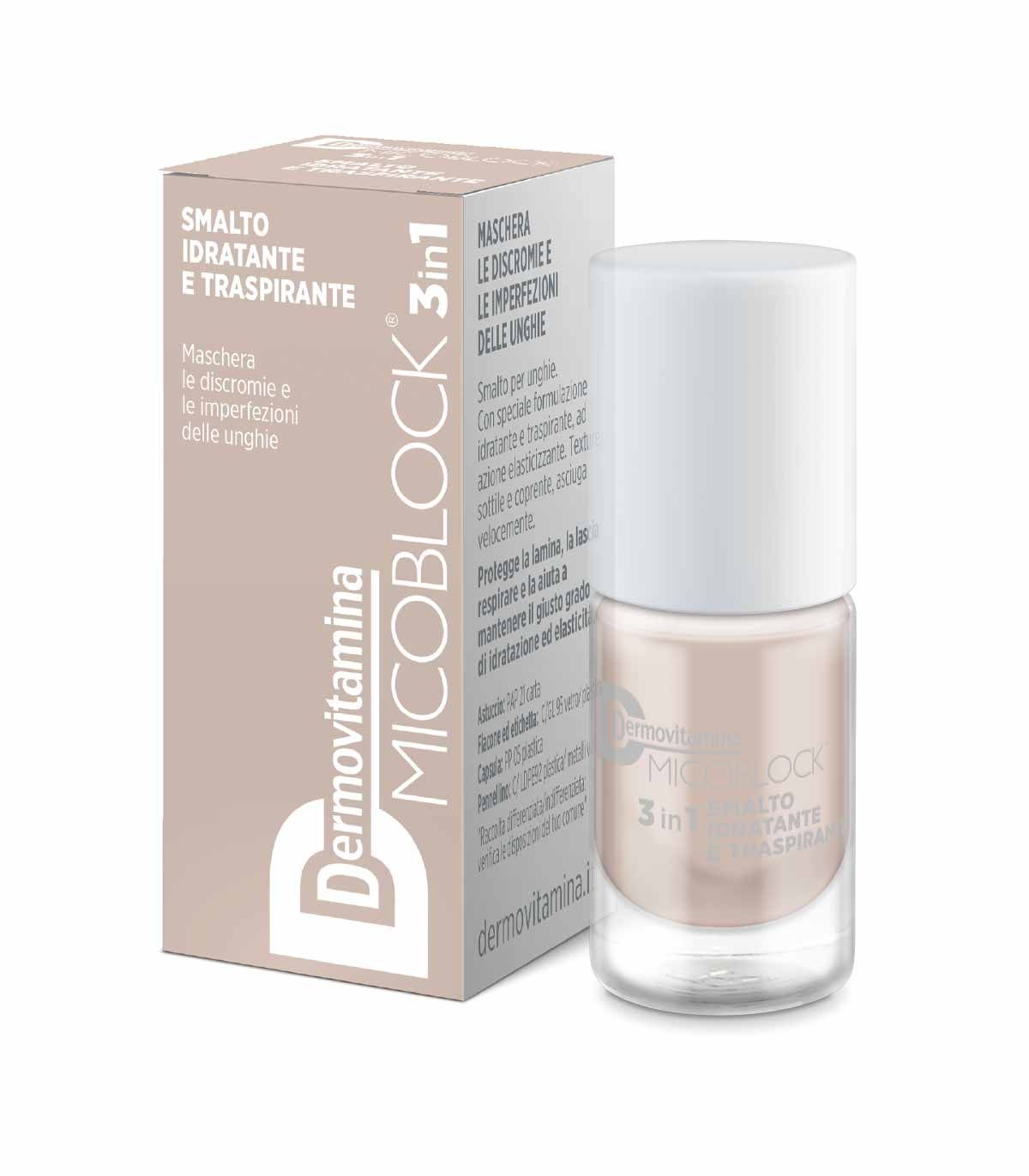 Dermovitamina Micoblock 3 In 1 Smalto Beige 5ml