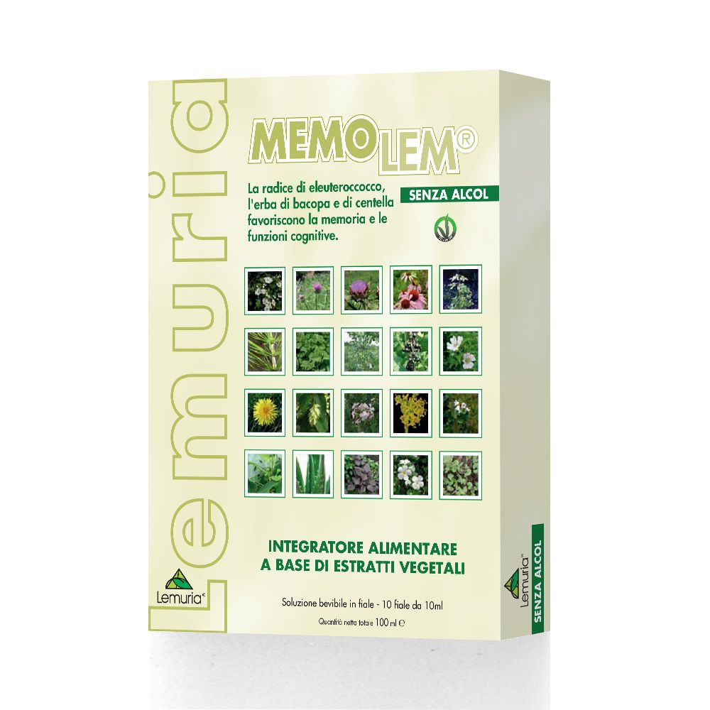 Lemuria Memolem Integratore 10 Flaconcini