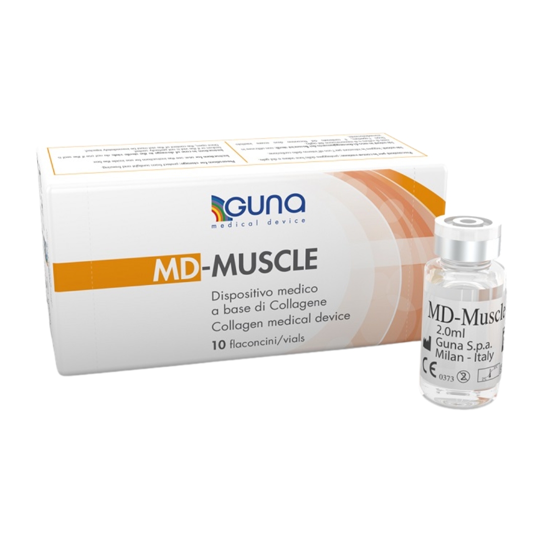Guna Md-muscle Italia Soluzione Iniettabile Per Dolori Muscolari E Contratture 10 Flaconcini