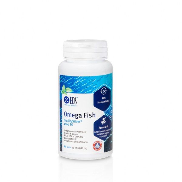 Eos Omega Fish Quality Silver Integratore Olio Pesce 1000 60 Perle