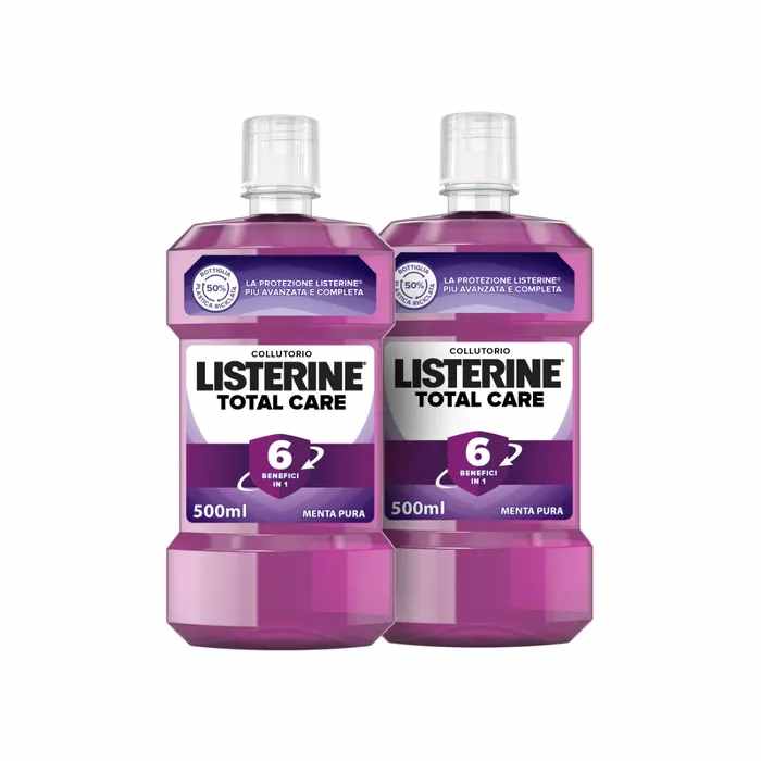 Listerine Total Care Collutorio 2x500ml