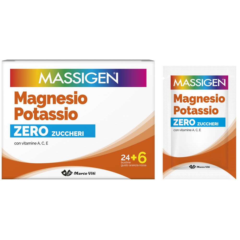 945030789 - Massigen Magnesio Potassio Zero zucchero Integratore sali minerali 24+6 bustine - 4711153_2.jpg