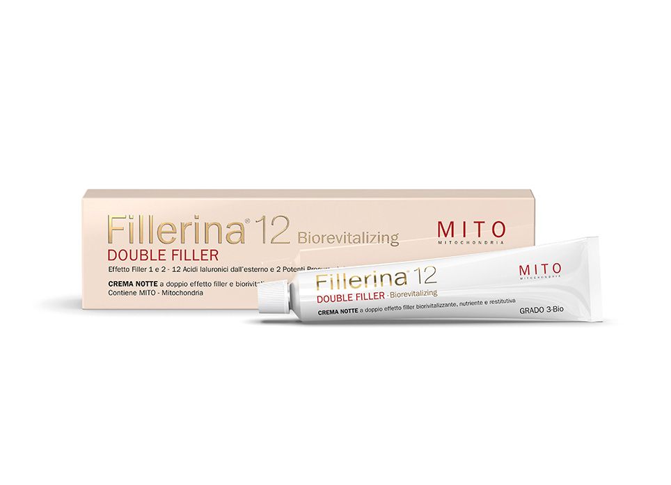 Fillerina 12 Mito Biorevitalizing Double Filler Crema Notte Viso Grado 3 Bio 50ml